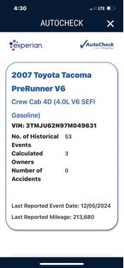 2007 Toyota Tacoma PreRunner Double Cab