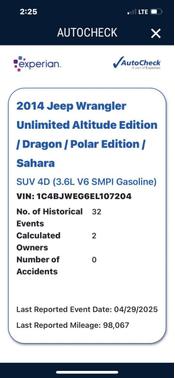2014 Jeep Wrangler Unlimited Sahara