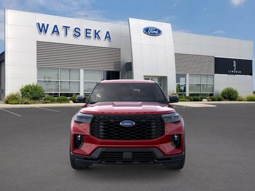 Rapid Red Metallic Tinted Clearcoat 2026 Ford Explorer ST-Line