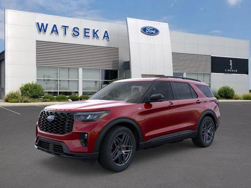 Rapid Red Metallic Tinted Clearcoat 2026 Ford Explorer ST-Line
