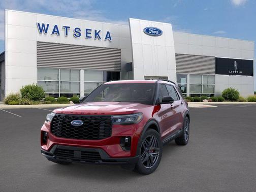 Rapid Red Metallic Tinted Clearcoat 2026 Ford Explorer ST-Line