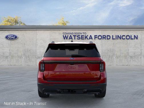 Rapid Red Metallic Tinted Clearcoat 2026 Ford Explorer ST-Line