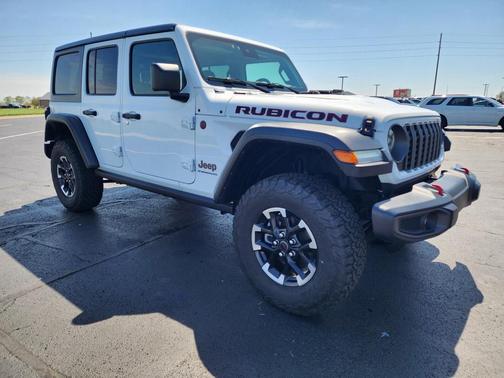 Bright White Clearcoat 2025 Jeep Wrangler Rubicon