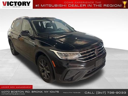Deep Black Pearl 2022 Volkswagen Tiguan 2.0T SE 4MOTION