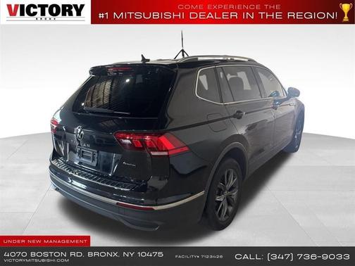 Deep Black Pearl 2022 Volkswagen Tiguan 2.0T SE 4MOTION