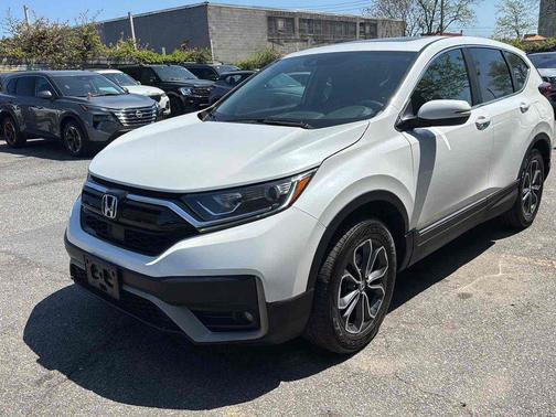 Platinum White Pearl 2021 Honda CR-V AWD EX
