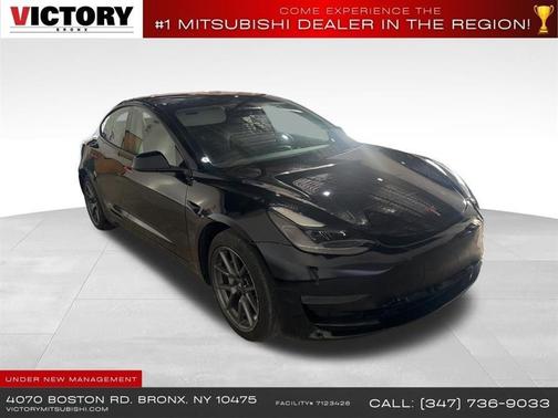 Solid Black 2021 Tesla Model 3 Standard Range Plus