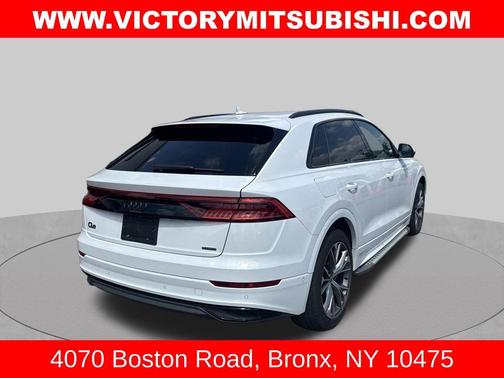 Glacier White 2021 Audi Q8 55 Premium