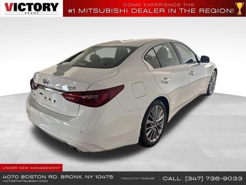 Majestic White 2022 INFINITI Q50 LUXE AWD