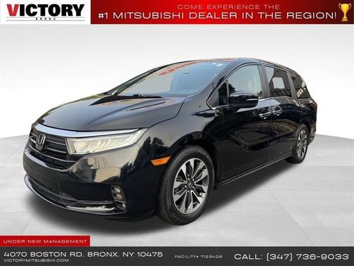 Crystal Black Pearl 2021 Honda Odyssey EX-L