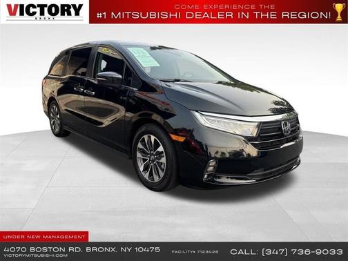Crystal Black Pearl 2021 Honda Odyssey EX-L