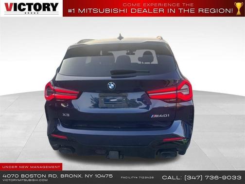 Phytonic Blue Metallic 2022 BMW X3 M40i Sports Activity Vehicle