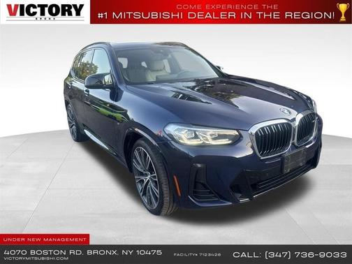 Phytonic Blue Metallic 2022 BMW X3 M40i Sports Activity Vehicle