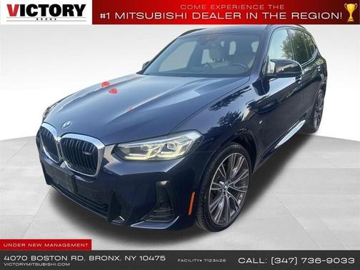Phytonic Blue Metallic 2022 BMW X3 M40i Sports Activity Vehicle