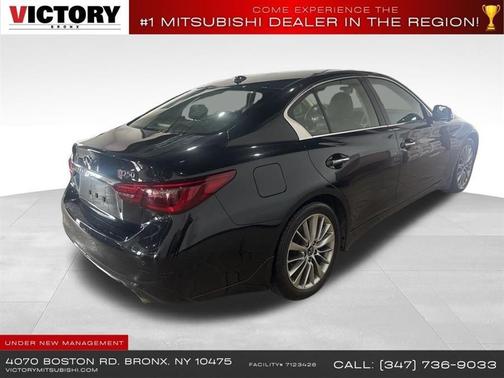 Midnight Black 2022 INFINITI Q50 3.0t LUXE