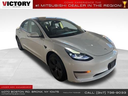 Pearl White Multi-Coat 2021 Tesla Model 3 Standard Range Plus