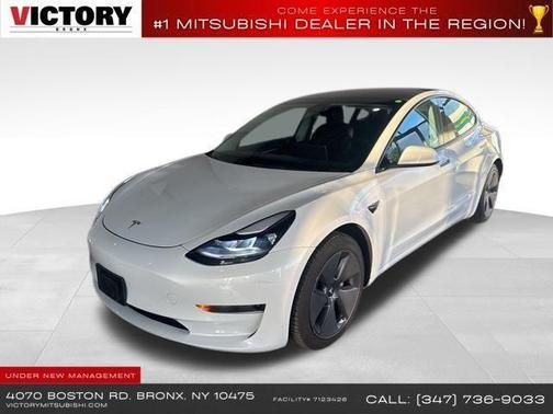 Pearl White Multi-Coat 2021 Tesla Model 3 Standard Range Plus