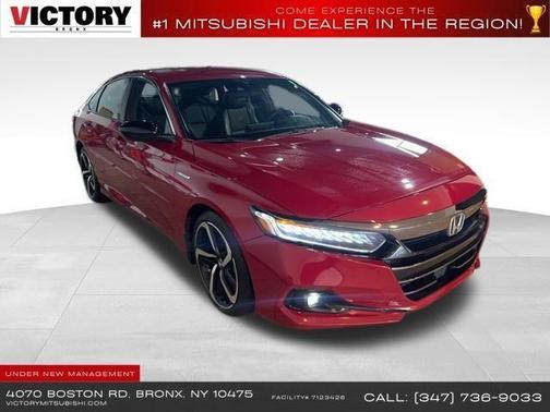 San Marino Red 2022 Honda Accord Hybrid Sport