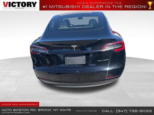 Solid Black 2021 Tesla Model 3 Long Range AWD