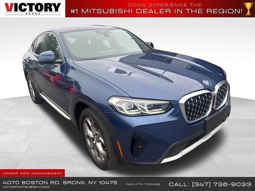 Phytonic Blue Metallic 2022 BMW X4 xDrive30i Sports Activity Coupe