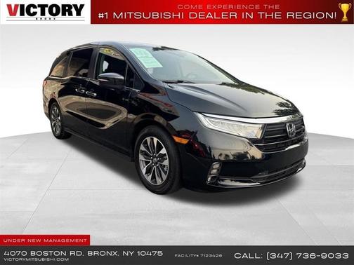 Crystal Black Pearl 2021 Honda Odyssey EX-L Auto