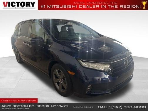 Obsidian Blue Pearl 2021 Honda Odyssey EX Auto