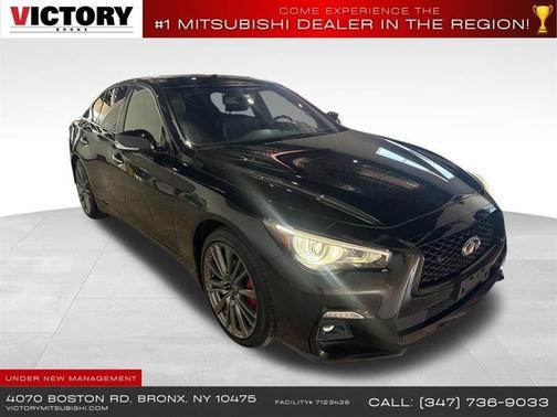 Midnight Black 2022 INFINITI Q50 RED SPORT 400 AWD