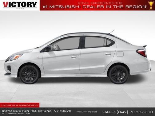 White Diamond w/Black Roof 2024 Mitsubishi Mirage G4 Black Edition