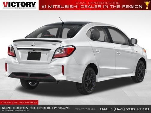 White Diamond w/Black Roof 2024 Mitsubishi Mirage G4 Black Edition