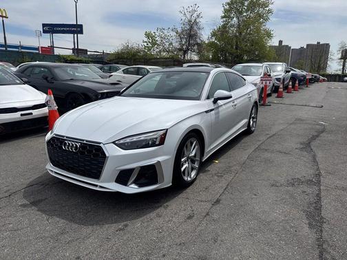 Arkona White 2024 Audi A5 Sportback 45 S Line Premium Plus