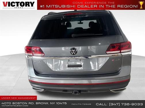 Aurora Red Metallic 2022 Volkswagen Atlas 3.6L SE w/Technology