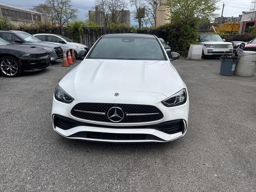 MANUFAKTUR Moonlight White Metallic 2022 Mercedes-Benz C-Class C 300 Sedan