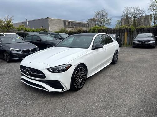 MANUFAKTUR Moonlight White Metallic 2022 Mercedes-Benz C-Class C 300 Sedan