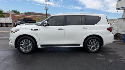 Moonstone White 2018 INFINITI QX80 Base