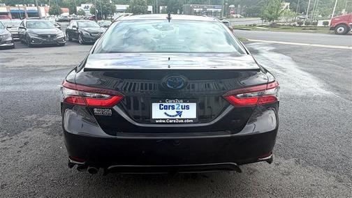 Midnight Black Metallic 2022 Toyota Camry Nightshade Edition Hybrid