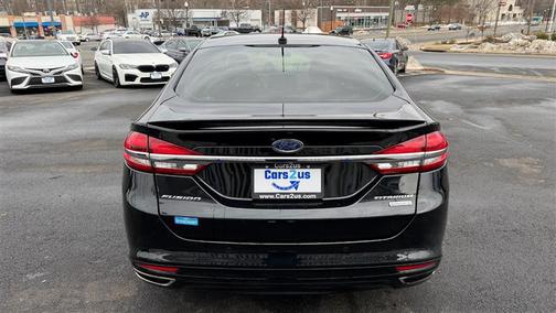 Shadow Black 2018 Ford Fusion Platinum