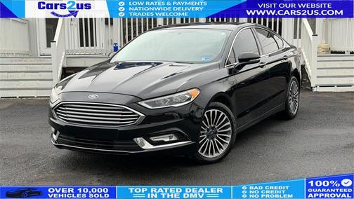 Shadow Black 2018 Ford Fusion Platinum