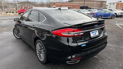 Shadow Black 2018 Ford Fusion Platinum
