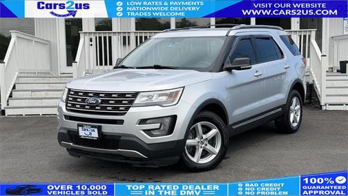 Ingot Silver Metallic 2017 Ford Explorer XLT