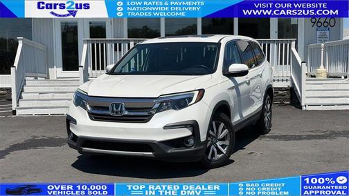 White Diamond Pearl 2019 Honda Pilot EX-L