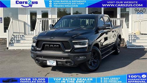 Diamond Black Crystal Pearl 2020 RAM 1500 Rebel