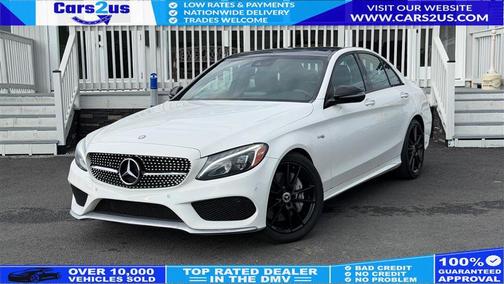 White 2017 Mercedes-Benz AMG C 43 4MATIC
