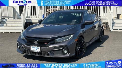 Modern Steel Metallic 2020 Honda Civic Si Base