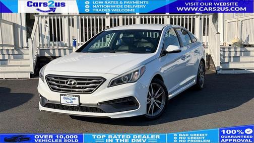 Quartz White Pearl 2015 Hyundai SONATA Sport 2.0T