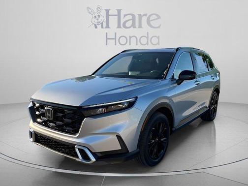 Solar Silver Metallic 2025 Honda CR-V Hybrid Sport Touring