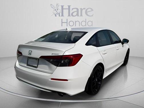 Platinum White Pearl 2024 Honda Civic Sport