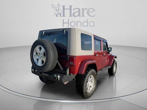Red Rock Crystal Pearlcoat 2008 Jeep Wrangler Unlimited Sahara