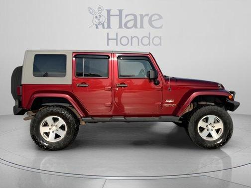 Red Rock Crystal Pearlcoat 2008 Jeep Wrangler Unlimited Sahara