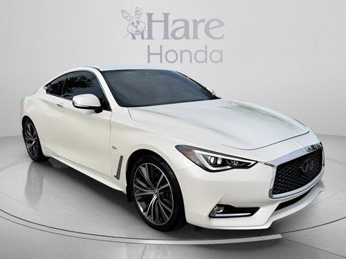Majestic White 2019 INFINITI Q60 3.0t LUXE