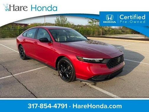 Radiant Red Metallic 2025 Honda Accord SE